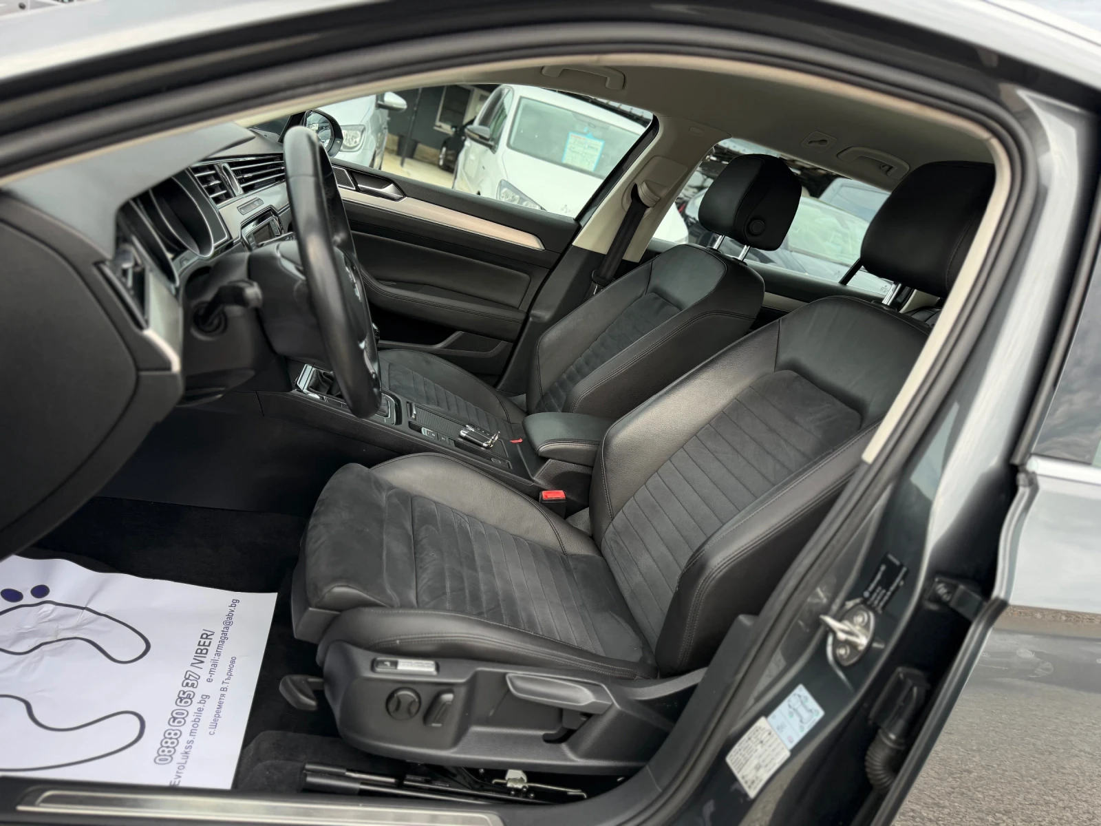 VW Passat 2.0TDI 150кс 6ск НАВИ АЛКАНТАРА МАСАЖ ПОДГРЕВ , снимка 11 - Автомобили и джипове - 54626798