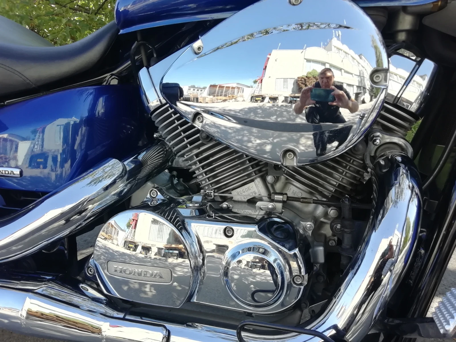 Honda Shadow Aero, снимка 10 - Мотоциклети и мототехника - 55679086