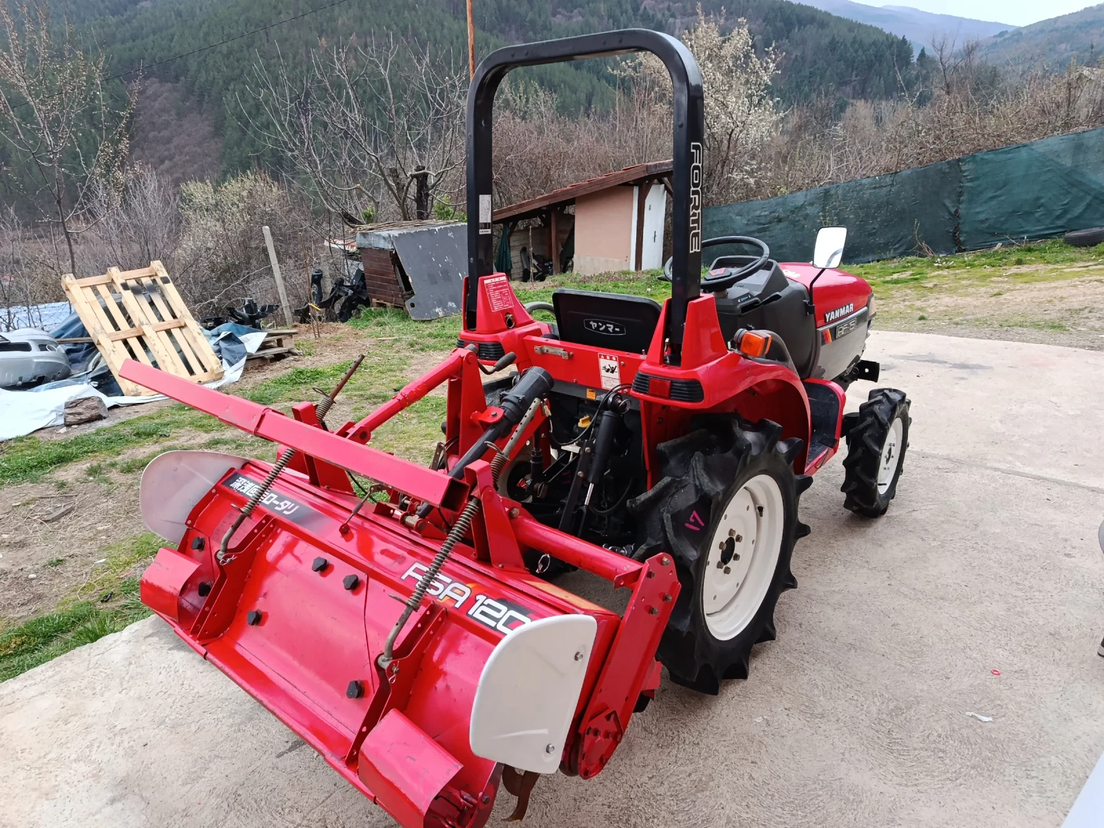 Трактор Yanmar AF15, снимка 3 - Селскостопанска техника - 53906611