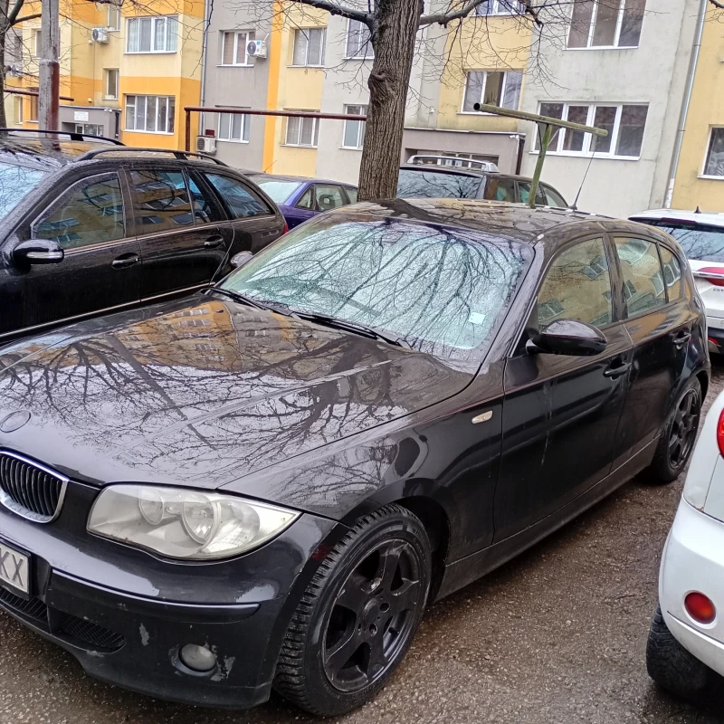 BMW 116  Газ Черен Мат 
