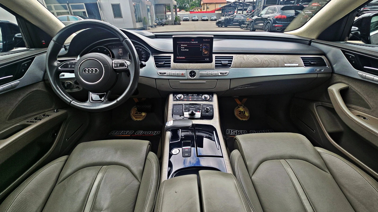 Audi A8 4.2TDI/MATRIX/DESIGN/DISTR/CAM/ВАКУМ/МАСАЖ/ОБДУХ/L - изображение 8