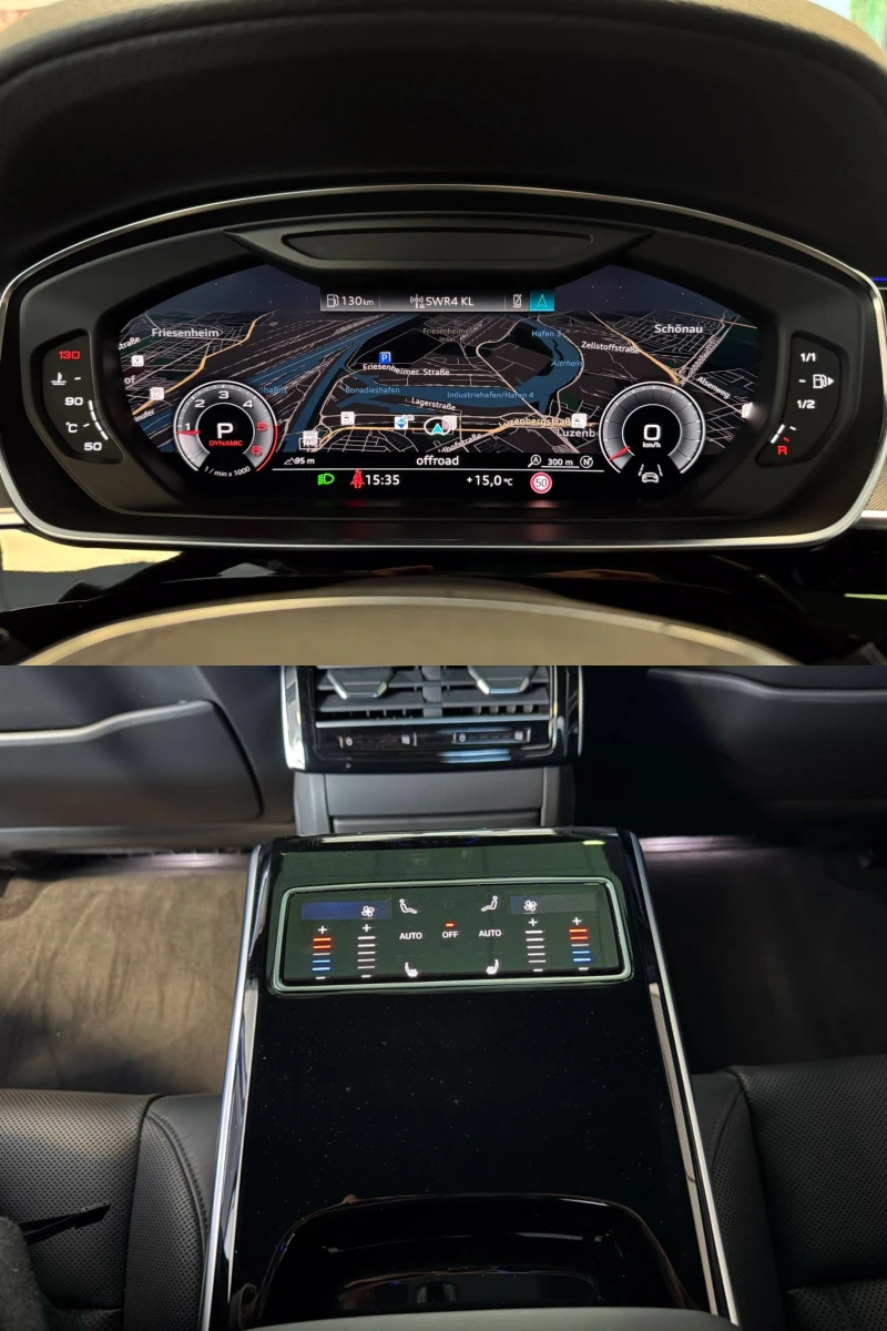 Audi A8 3.0TDI/286HP/S-LINE/QUATTRO/PANO/HUD/AMBI/907а, снимка 13 - Автомобили и джипове - 48080359