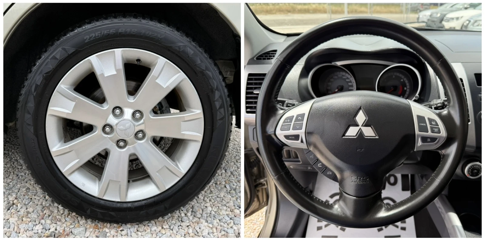 Mitsubishi Outlander 2.0d* 140k.c* 4x4* 7-местен* Подгрев* , снимка 16 - Автомобили и джипове - 55279200