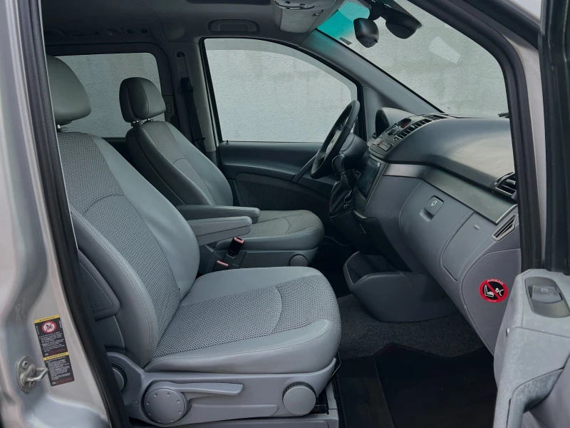 Mercedes-Benz Viano 3.5i 258к.с. Газов инжекцион Автоматик 8м Лукс, снимка 11 - Бусове и автобуси - 52635182