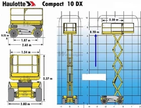 Автовишка Друга марка Haulotte Compact 10DX  4x4, снимка 16