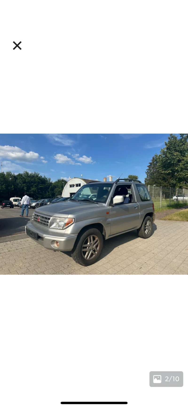 Mitsubishi Pajero pinin 1.8i, 4#4, Автоматик, климатик, Внос от Германия!, снимка 1 - Автомобили и джипове - 47381920