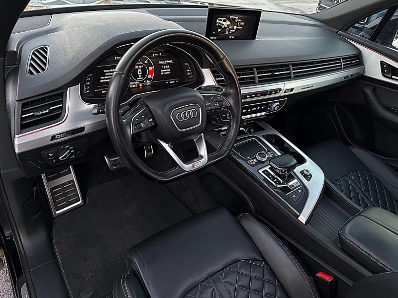 Audi SQ7 165798km!!-Black Series-PANORAMA-KAMERA-7MESTA-21!, снимка 11 - Автомобили и джипове - 48410399