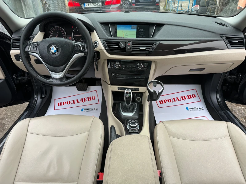 BMW X1 2.0D 184HP AVTOMAT X-DRIVE FACE KOJA NAVI PANORAMA, снимка 14 - Автомобили и джипове - 53213941