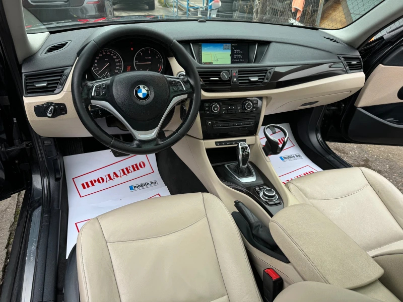 BMW X1 2.0D 184HP AVTOMAT X-DRIVE FACE KOJA NAVI PANORAMA, снимка 13 - Автомобили и джипове - 53213941