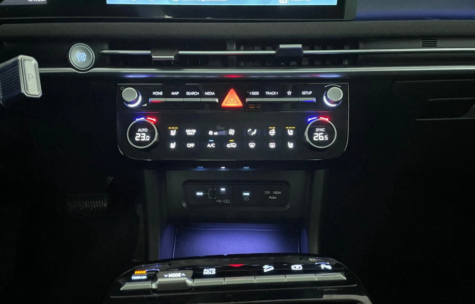 Hyundai Tucson 1.6HEV/215HP/PRIME/4X4/360/PANO/KLESS/ACC/283z, снимка 15 - Автомобили и джипове - 54126373