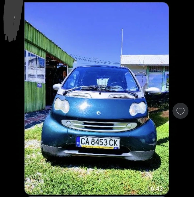 Smart Fortwo, снимка 1 - Автомобили и джипове - 47651911