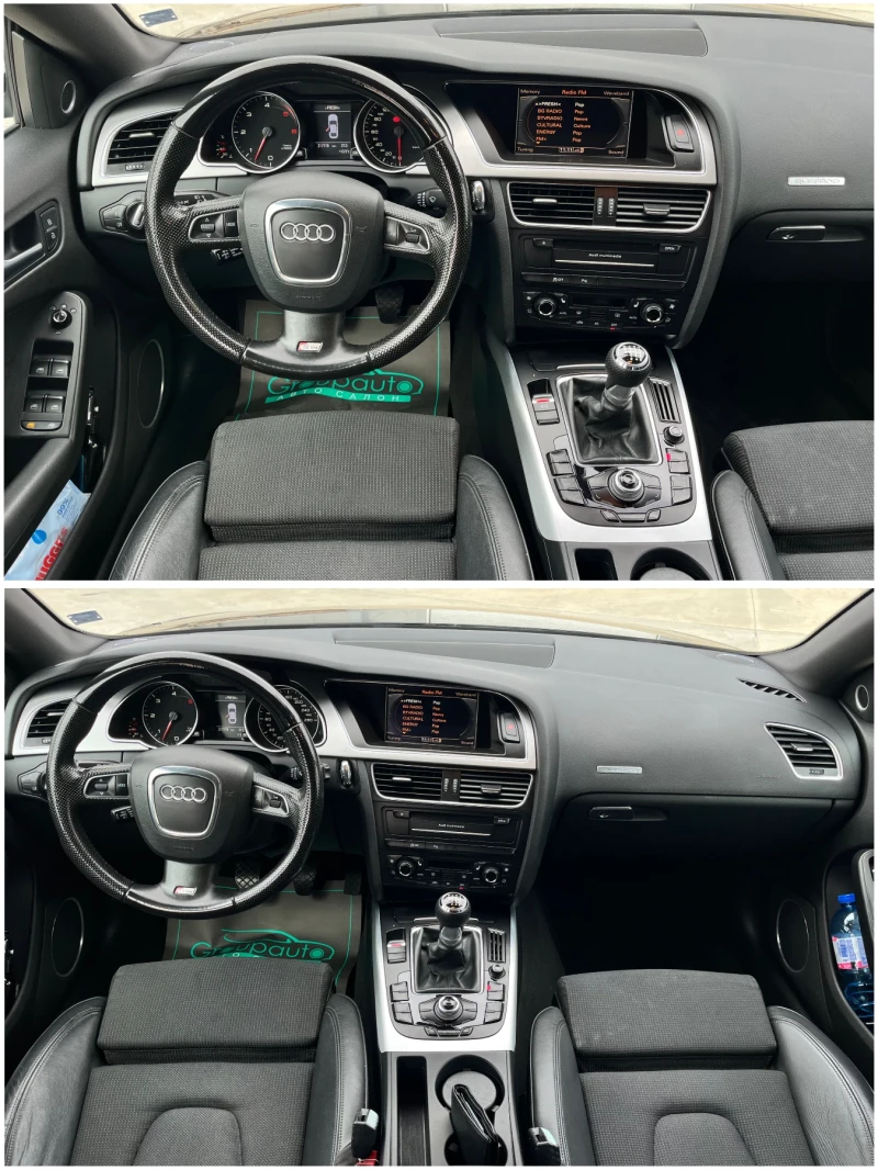 Audi A5 3, 0TDI-S Line/NAVI/КОЖА/РЪЧНИ СКОРОСТИ/ОБСЛУЖЕН!!, снимка 9 - Автомобили и джипове - 52104881