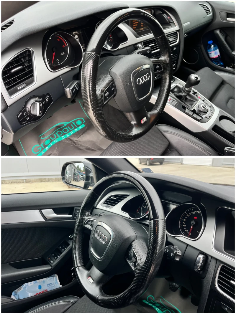 Audi A5 3, 0TDI-S Line/NAVI/КОЖА/РЪЧНИ СКОРОСТИ/ОБСЛУЖЕН!!, снимка 8 - Автомобили и джипове - 52104881