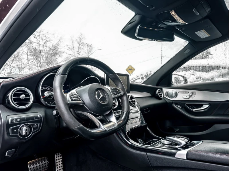 Mercedes-Benz C 43 AMG * | BSM | NAVI | BURMESTER | RED SEATBELT | * CARF, снимка 17 - Автомобили и джипове - 52776498