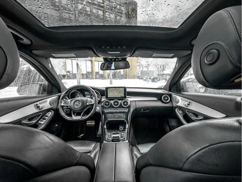 Mercedes-Benz C 43 AMG * | BSM | NAVI | BURMESTER | RED SEATBELT | * CARF, снимка 8 - Автомобили и джипове - 52776498