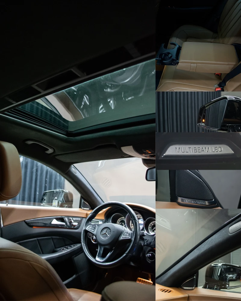 Mercedes-Benz CLS 350 d/4Matic/Facelift/AMG/ПълноОборудване/Серв.история, снимка 14 - Автомобили и джипове - 53034024