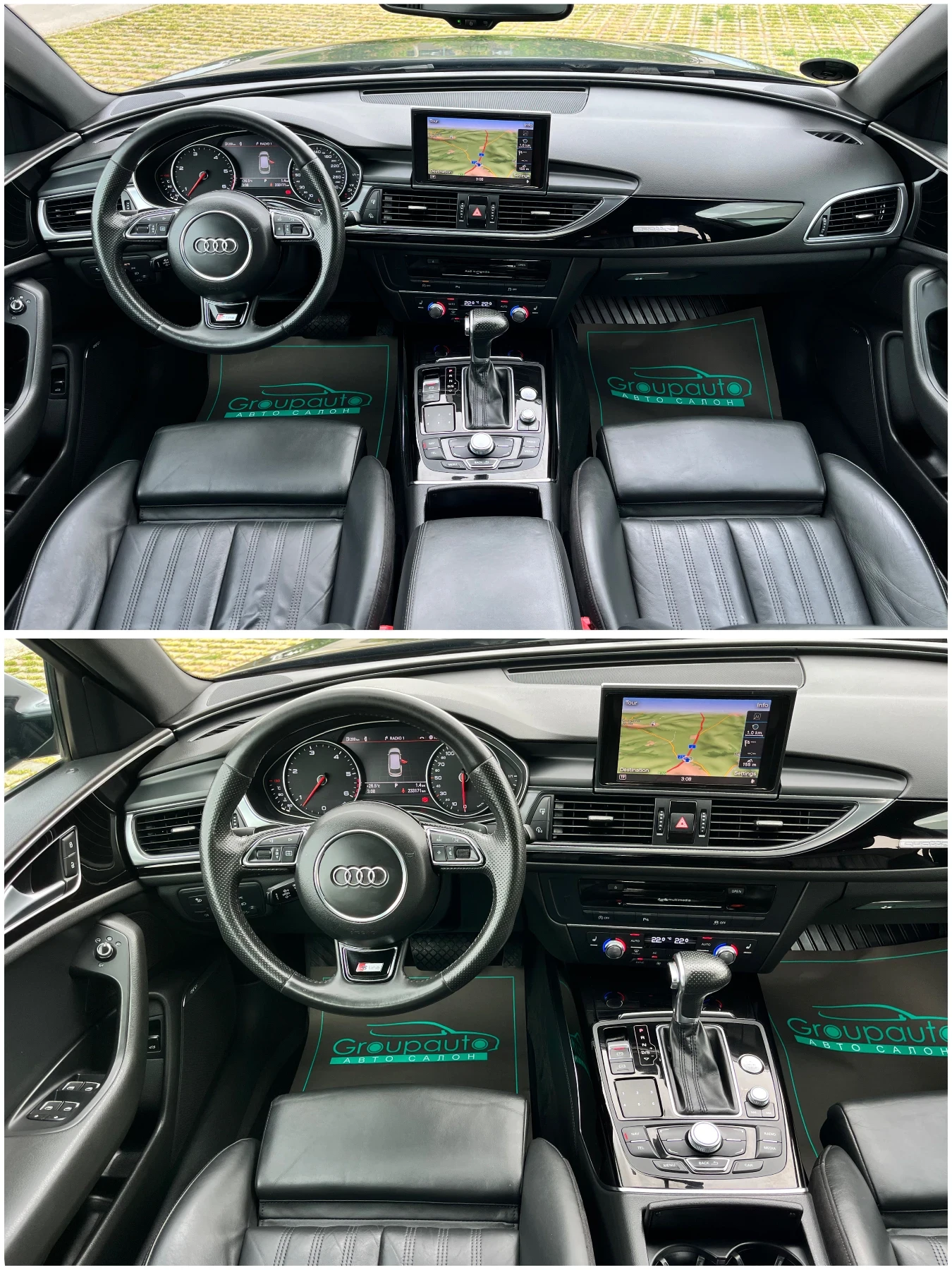 Audi A6 3, 0TDI-313k.c/S Line/LED/NAVI/ПАНОРАМА/ПОДГРЕВ/ТО, снимка 10 - Автомобили и джипове - 54479334