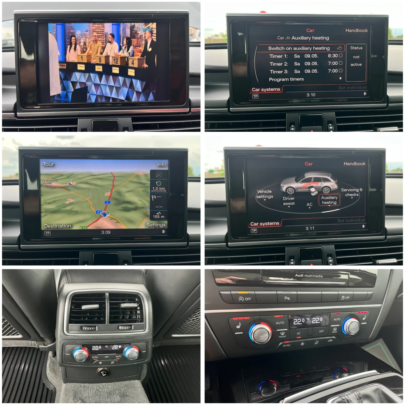 Audi A6 3, 0TDI-313k.c/S Line/LED/NAVI/ПАНОРАМА/ПОДГРЕВ/ТО, снимка 14 - Автомобили и джипове - 54479334