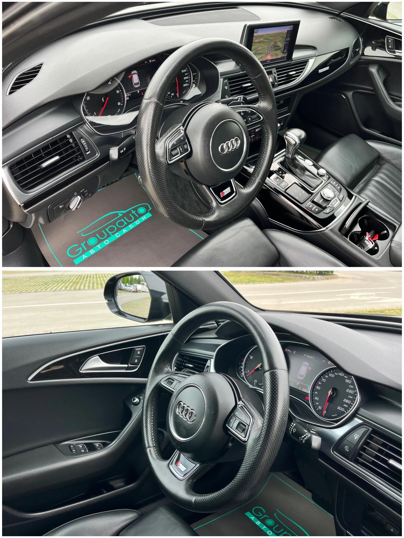 Audi A6 3, 0TDI-313k.c/S Line/LED/NAVI/ПАНОРАМА/ПОДГРЕВ/ТО, снимка 9 - Автомобили и джипове - 54479334