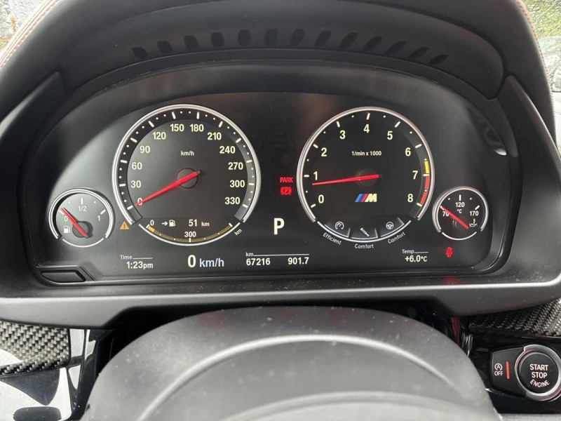 BMW X6 X6M* 4.4biturbo* Headup* Червена кожа* 67000КМ!, снимка 8 - Автомобили и джипове - 52561910