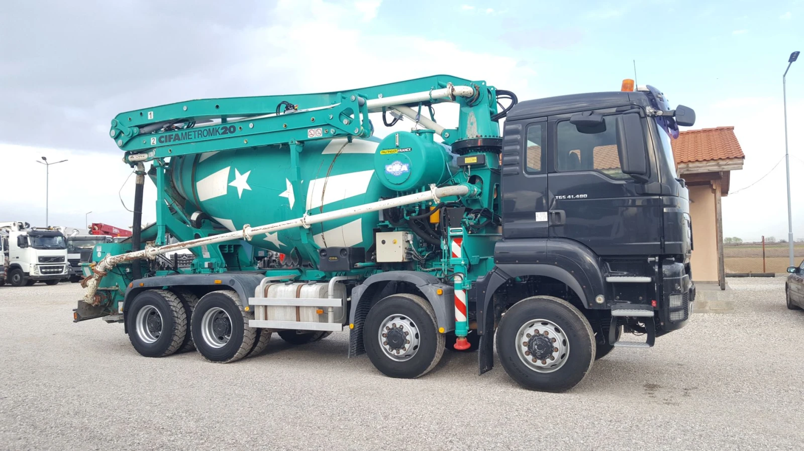 Бетон помпа Друга марка MAN 41.480 CIFA MK 20M 8X6 - изображение 8