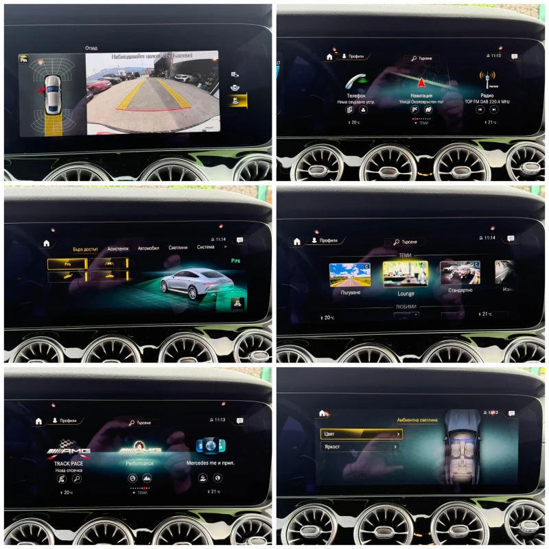 Mercedes-Benz GT GT53AMG/LED/NAVI/СОБСТВЕН ЛИЗИНГ, снимка 16 - Автомобили и джипове - 49606216