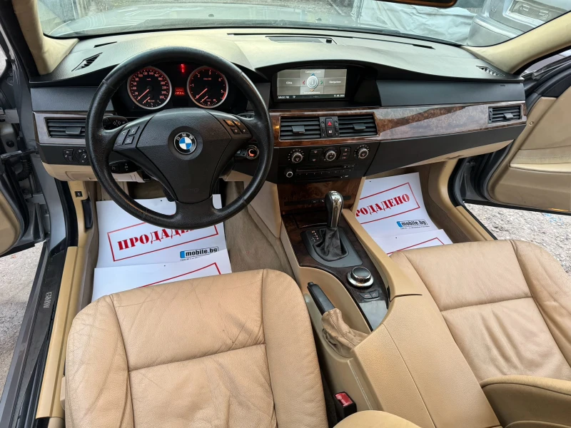 BMW 530 D 231HP AVTOMAT START STOP KOJA NAVI FUUL 2007G, снимка 12 - Автомобили и джипове - 52441695
