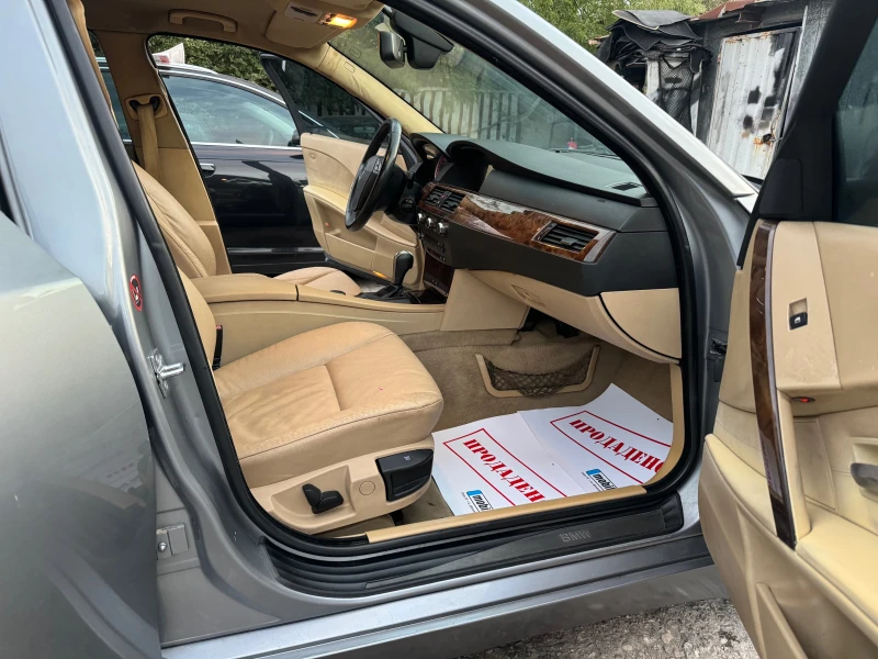 BMW 530 D 231HP AVTOMAT START STOP KOJA NAVI FUUL 2007G, снимка 15 - Автомобили и джипове - 52441695