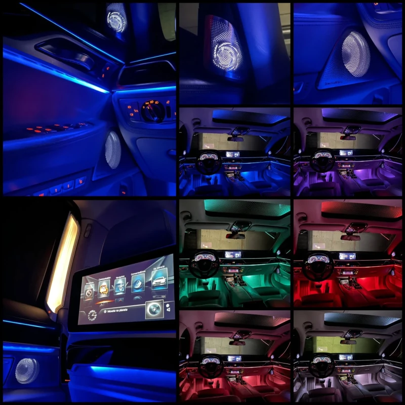 BMW 740 Ld/Individual/B&W/Sky/CAM360/3xTV/NIGHT/FULLMAXX, снимка 13 - Автомобили и джипове - 52887804