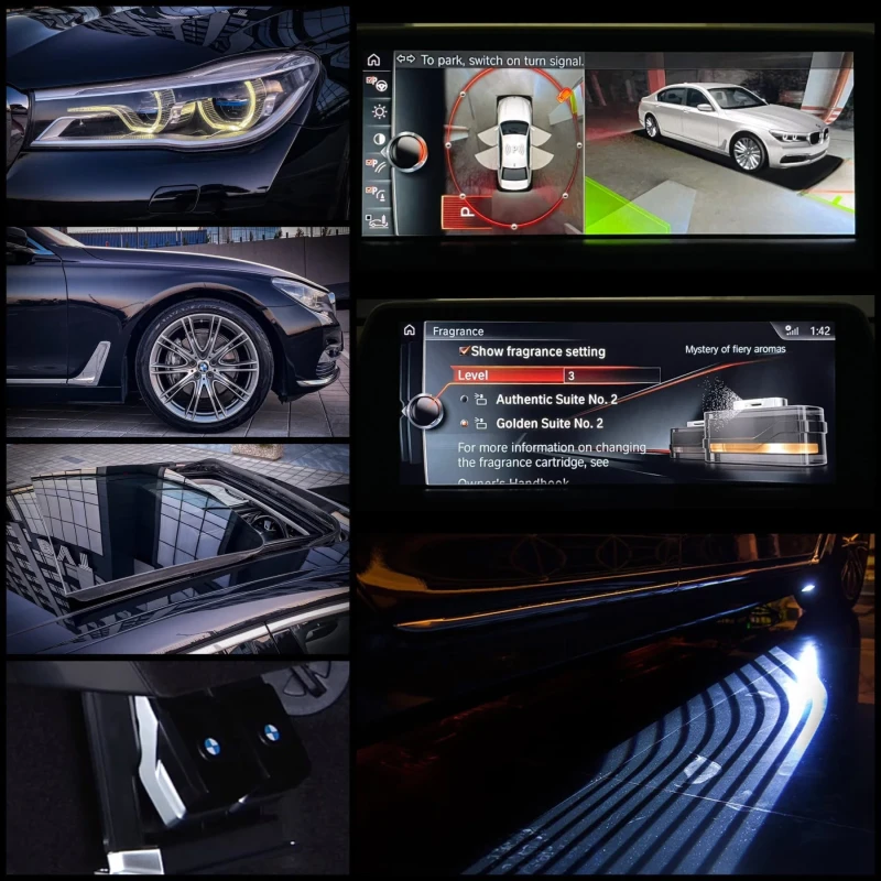 BMW 740 Ld/Individual/B&W/Sky/CAM360/3xTV/NIGHT/FULLMAXX, снимка 16 - Автомобили и джипове - 52887804