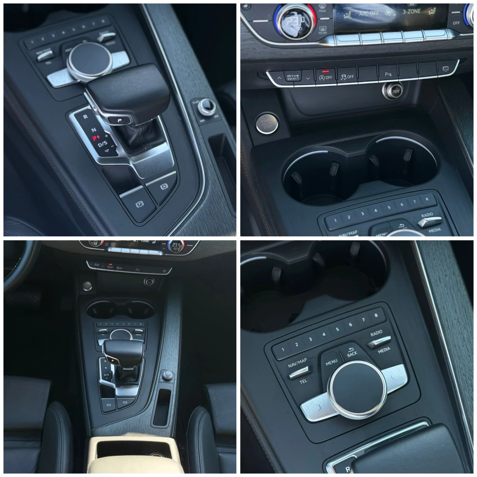 Audi A4 S-LINE / V6-3.0TDI / QUATTRO-4x4 / КАМЕРА / B&O, снимка 13 - Автомобили и джипове - 54421963