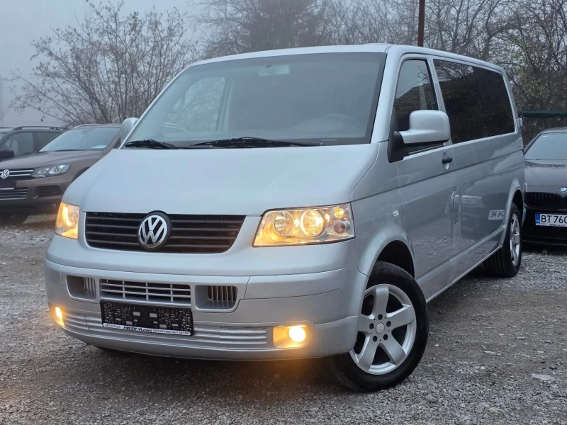 VW Transporter 2.5TDI 174K.C. / АВТОМАТ / ДЪЛГА БАЗА / КЛИМАТИК