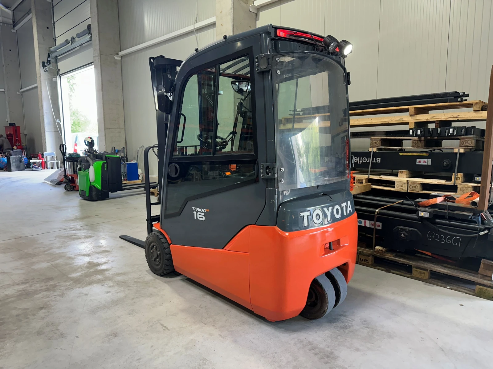 Електрокар Toyota 8FBE16T LI-ION, снимка 2 - Индустриална техника - 53167272