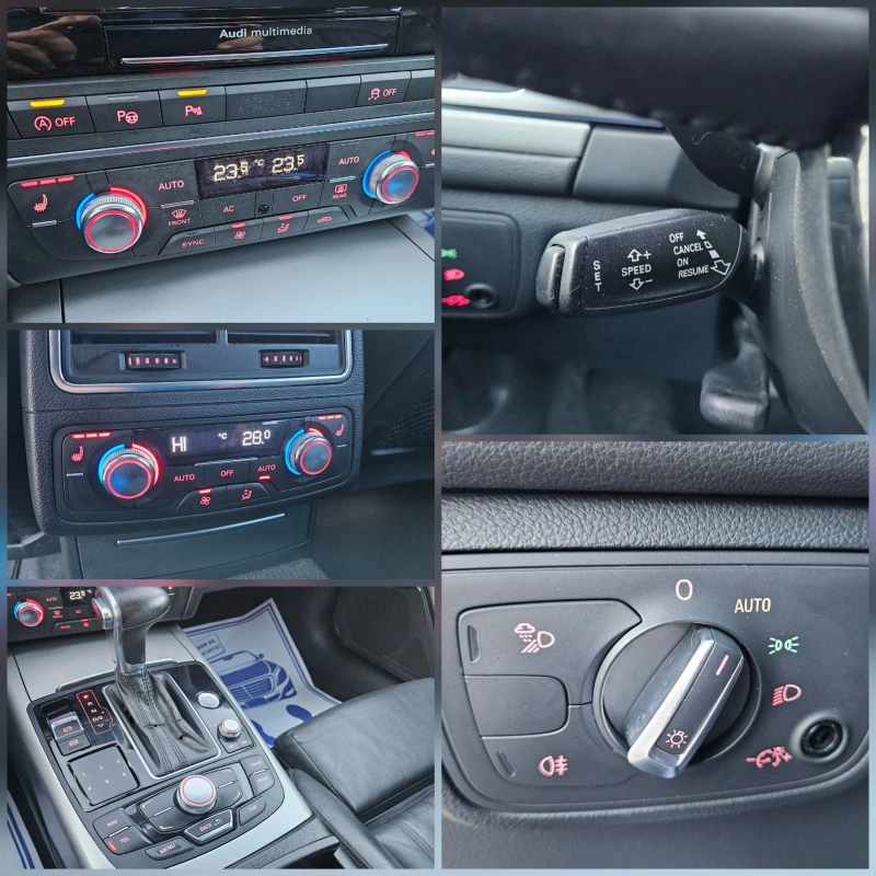 Audi A6 3.0Tdi AVTOMAT/NAVIG/KOJA/QUATTRO/PANORAMA, снимка 14 - Автомобили и джипове - 52897151