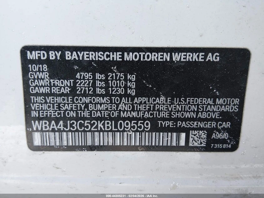 BMW 430 2.0L I-4 DI, DOHC, VVT, TURBO, 248HP All Wheel, снимка 9 - Автомобили и джипове - 53978148