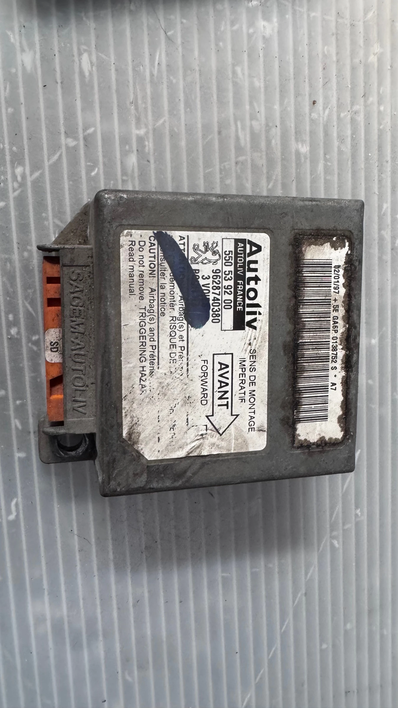 Airbag  /  /  a Peugeot - 306 - 9628740380 / 550539200 | Mobile.bg   2