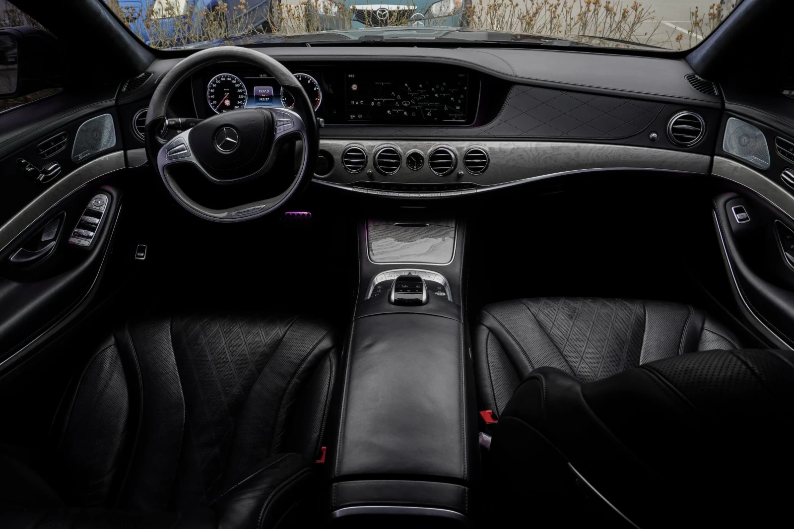 Mercedes-Benz S 550 AMG #LONG #DESIGNO #BURMASTER #360 #PANO# HEADUP  - изображение 8