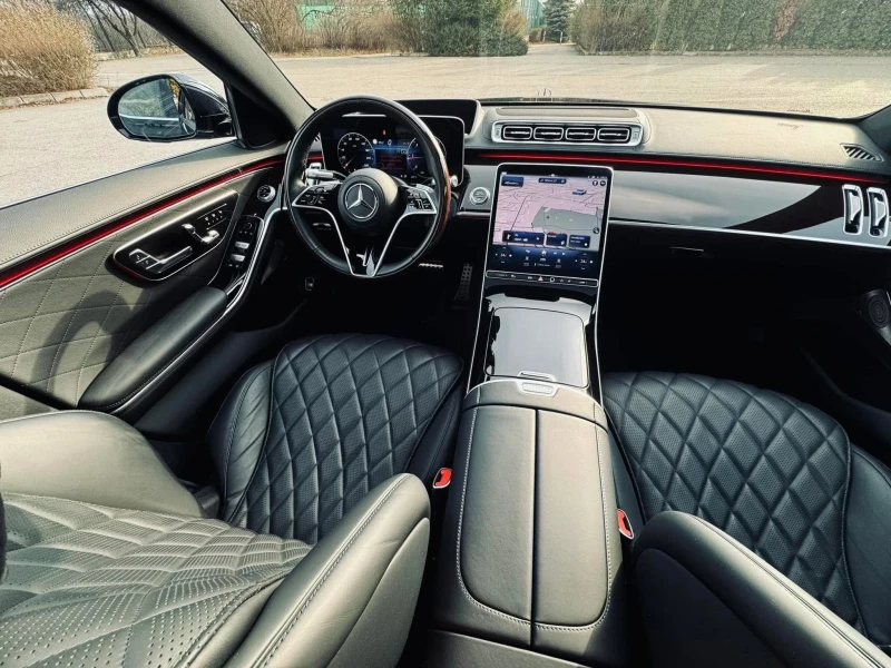 Mercedes-Benz S 450 d L/AMG/Burmaster/3xTV/Гаранция 12.2027, снимка 5 - Автомобили и джипове - 51281729