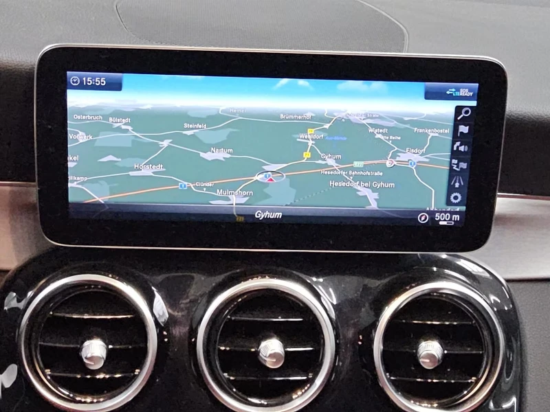 Mercedes-Benz C 220 d/AMG-LINE/194HP/BURM/DISTR.+ /LED/360/KLESS/768f, снимка 9 - Автомобили и джипове - 51766704