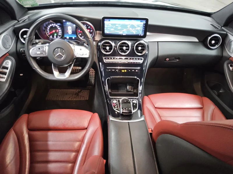 Mercedes-Benz C 220 d/AMG-LINE/194HP/BURM/DISTR.+ /LED/360/KLESS/768f, снимка 7 - Автомобили и джипове - 51766704