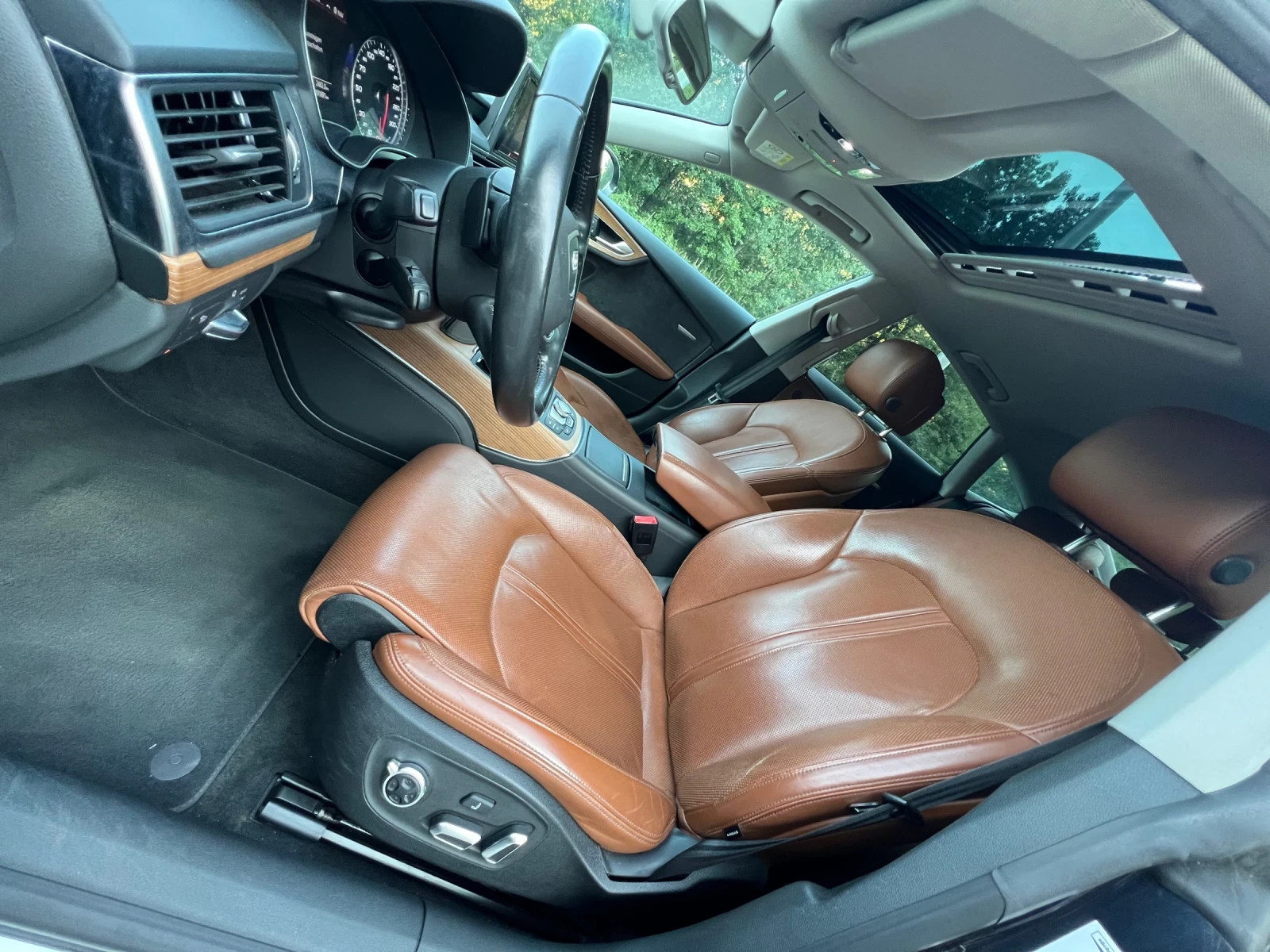 Audi A7 Biturbo320* Обдухване* Масаж* Bose* Алкантара* 360 - изображение 10