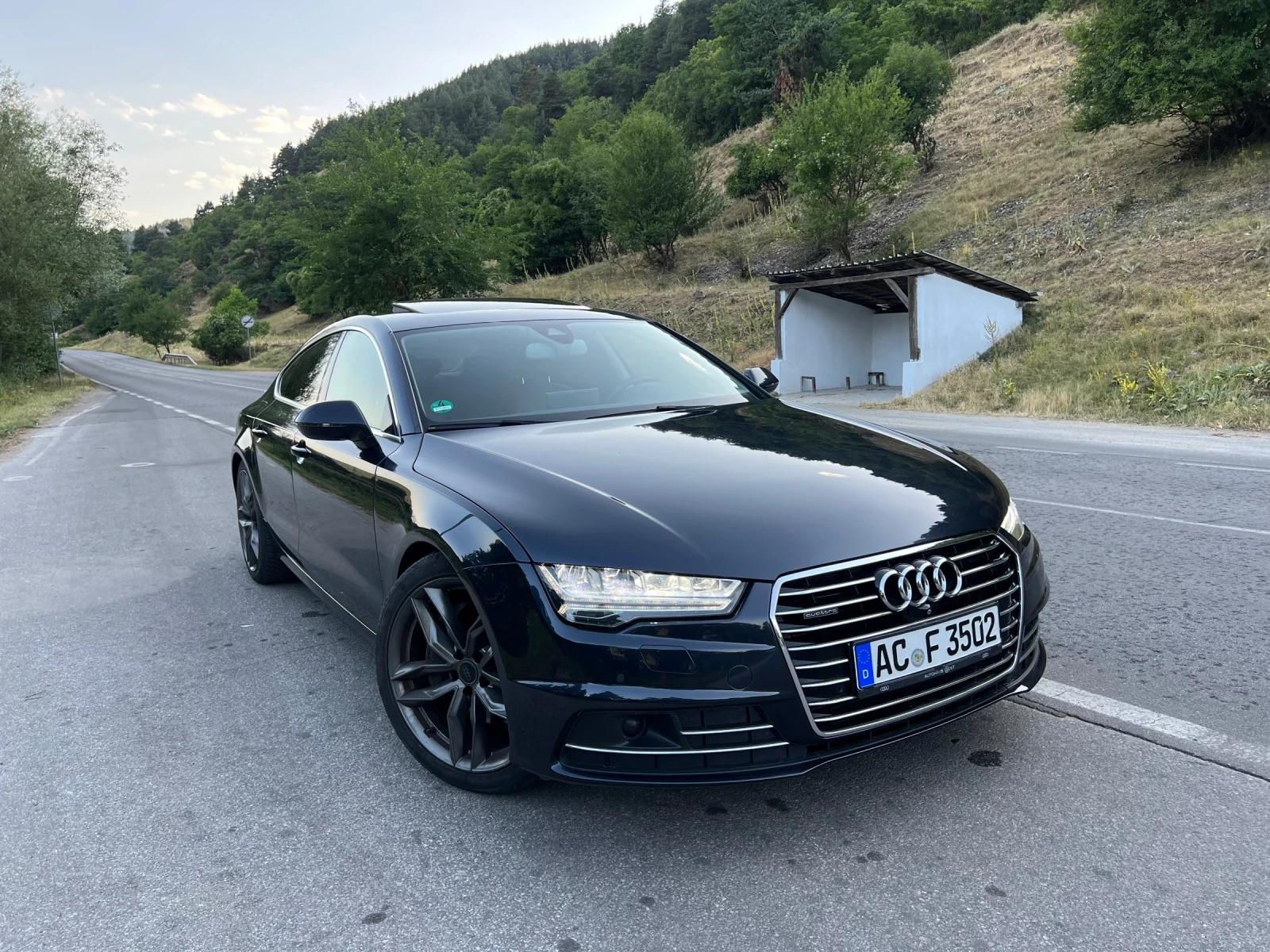 Audi A7 Biturbo320* Обдухване* Масаж* Bose* Алкантара* 360 - изображение 3