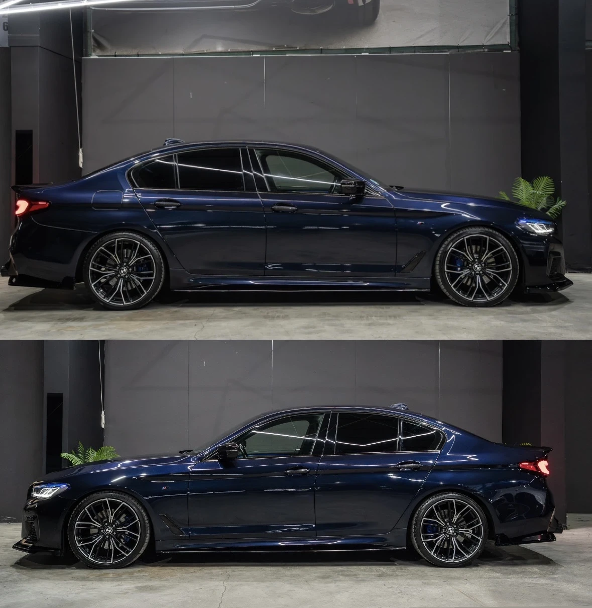 BMW 530 M5 LCI OPTIK/ LASER/ CARBON/ DISTRONIK/ LED/ 20zol, снимка 7 - Автомобили и джипове - 55267988