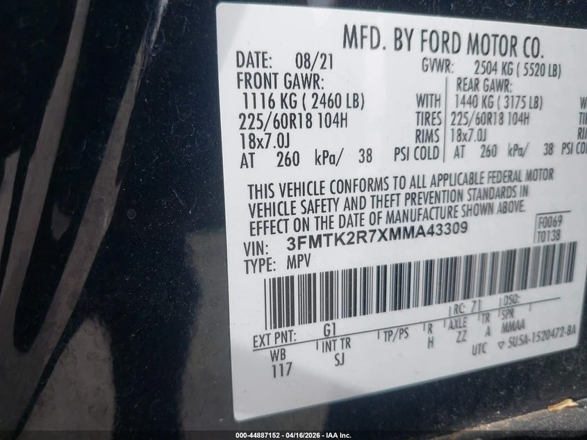 Ford Mustang Mach-E California Route 1, снимка 9 - Автомобили и джипове - 54664201