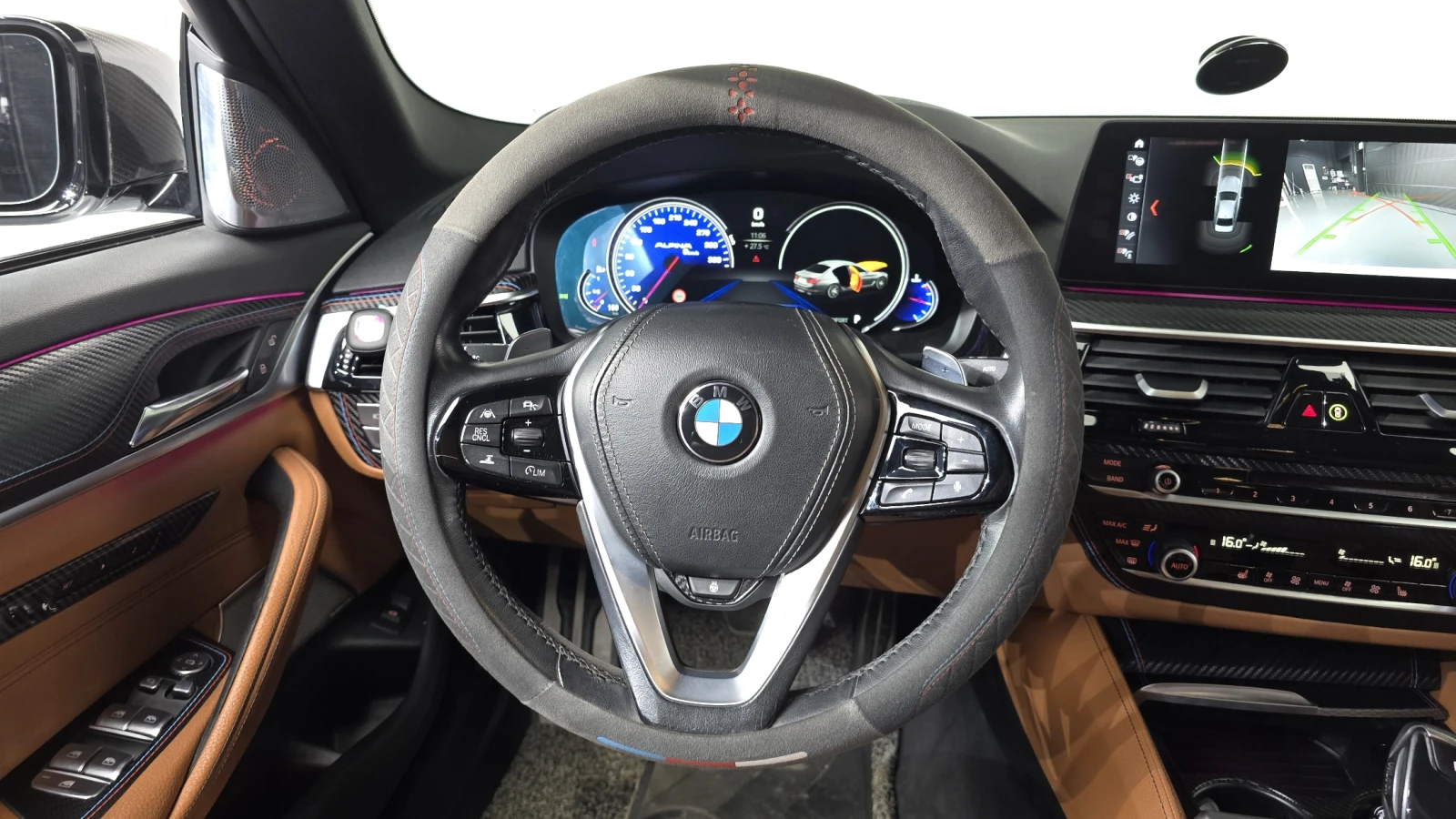 BMW 530 M5 LOOK* DIS* AlPINA ТАБЛО* ЧЕРНА ОПТИКА* HUD* LED, снимка 6 - Автомобили и джипове - 55978001