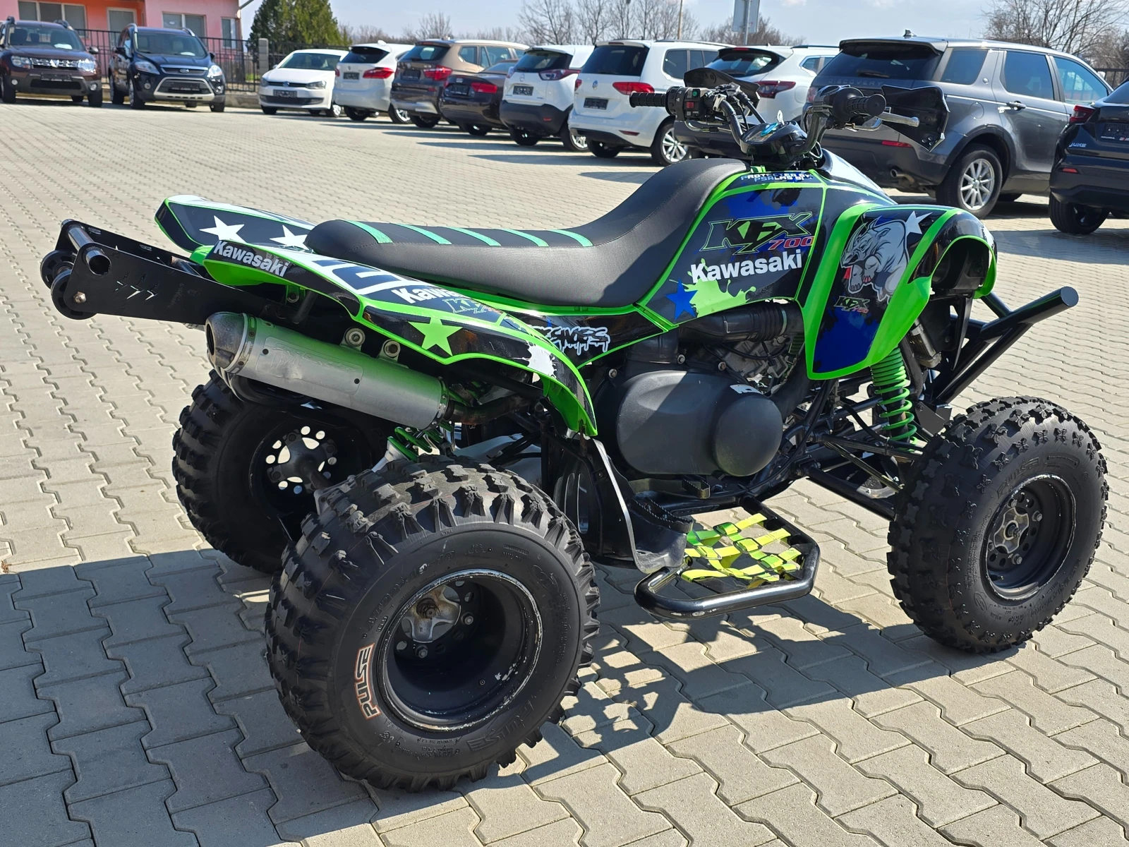 Kawasaki Kfx 700сс, Уникат, Нови гуми, Tuning! - изображение 4