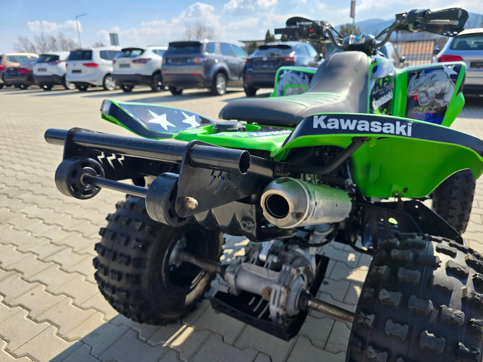 Kawasaki Kfx 700сс, Уникат, Нови гуми, Tuning!, снимка 14 - Мотоциклети и мототехника - 53769540
