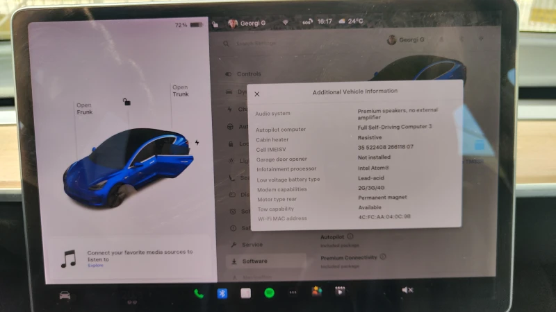 Tesla Model 3 SR , снимка 16 - Автомобили и джипове - 49407727