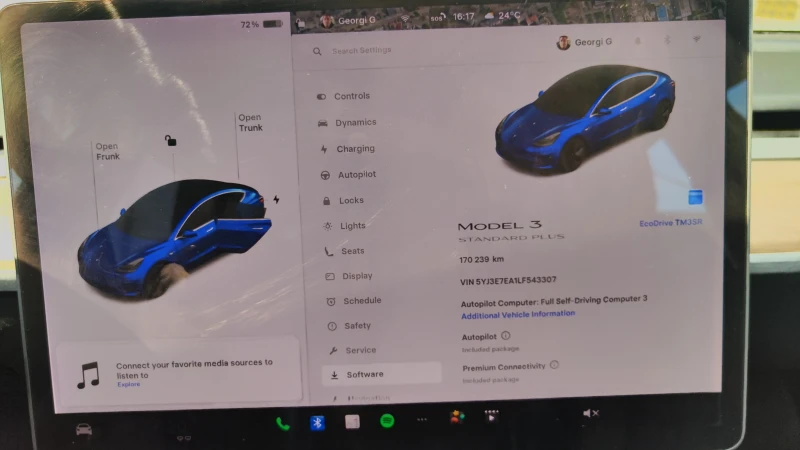 Tesla Model 3 SR , снимка 15 - Автомобили и джипове - 49407727