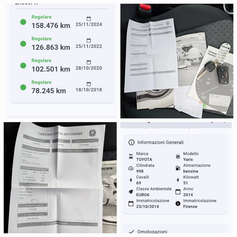 Toyota Yaris 1.0VVT-I, Евро 6, Нави, Камера, Face!, снимка 14 - Автомобили и джипове - 50083819